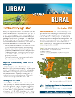 Urban versus Rural Brochure